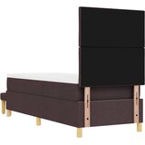  Krevet s opruga kutije Tamno smeđa 200 x 80 cm tkanina | shoptok.hr
