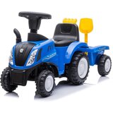  Dječji traktor guralica s prikolicom New Holland plavi | shoptok.hr
