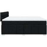  Krevet s oprugama i madracem crni 200x200 cm od tkanine | shoptok.hr