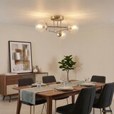  Plafonski luster MALENA 3xE14/5W/230V mat hrom/proziran | Eponuda.com