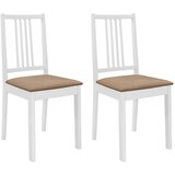  276408 3 Piece Dining Set MDF White (247625+247634) | Eponuda.ba