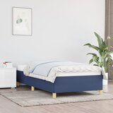 The Living Store Posteljni okvir moder 90x200 cm blago - Posteljni Okvir, (21527359) Cene