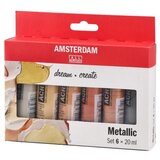 Royal Talens amsterdam akrilna boja set 6k metallic set 6 x 20ml ( 680925 ) Cene