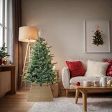Ogrlica za božićno drvce Smeđa 70 x 70 x 28 cm Morske cvjetnice Cijene