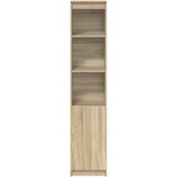  Visoka ploča sonoma hrast 37,5x35x180 cm izrađeno drvo | shoptok.hr