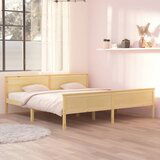 Maison Chic Posteljni okvir - Dvoposteljna postelja - Zakonska postelja iz trdne borovine 200x200 cm-J5125, (21764149) | Shoptok.si