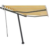 Maison Chic Prostostoječa ročno zložljiva tenda - Senčniki 350x250 cm rumena/bela, (22038907) | Shoptok.si