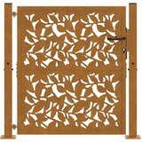  Vrtna vrata 100x100 cm, dizajn s čeličnim krilom otpornim na vremenske uvjete | shoptok.hr