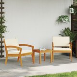 vidaXL Kremno bel Akacija, kremno bel material Srednja Trajna | Shoptok.si