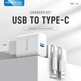  Kućni punjač KONFULON Joko C87 3A sa kablom USB na Type-C beli 1m | Eponuda.com