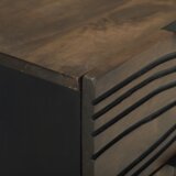 vidaXL Nočna omarica s predalom Oreh 40 x 33.5 x 46 cm | Shoptok.si