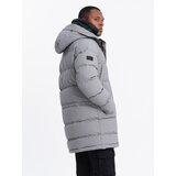 Ombre Outdoor long men's parka jacket - gray | Eponuda.ba