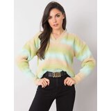 RUE PARIS Sweater-LC-SW-0022.20-light green | Shoptok.si