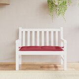 vidaXL Blazina za vrtno klop vinsko rdeča 110x50x7 cm oxford tkanina Cene