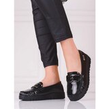 SHELOVET Black women's loafers on the platform | Shoptok.si