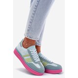Boto Low Platform Sneakers Blue Ovivene | Shoptok.si