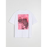 Sinsay Pamučna majica s printom na leđima | shoptok.hr