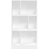  Regal za knjige bijeli 57 x 28,5 x 107,5 cm konstruirano drvo | shoptok.hr