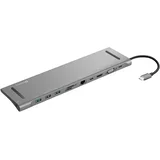 Docking station 10in1 USB-C - HDMIVGALAN3xUSB 3.0USB C 136-31