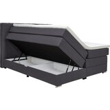 CARRYHOME POSTELJA BOXSPRING 160 cm x 200 cm , tekstil temno siva | Shoptok.si