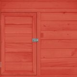 vidaXL Kokošinjac crveno-bijeli 152 x 96 x 110 cm od masivne jelovine | shoptok.hr
