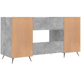  Radni stol boja betona 140 x 50 x 75 cm od konstruiranog drva | shoptok.hr