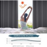 PONY DANCE 300 × 140cm Ekstra dolge zatemnitvene termo zavese z nabiralnim trakom | Shoptok.si