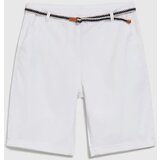 Marisse Cotton Shorts With A Belt, White | Eponuda.ba