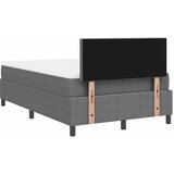  Krevet s opruga kutije Svijetlo siva i bijela. 120 x 200 cm | shoptok.hr