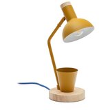 Kave Home Senf žuta stolna lampa s metalnim sjenilom (visina 37 cm) Katia – Cijene