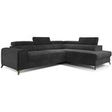 MID.YOU KOTNA SEDEŽNA GARNITURA, žamet antracit | Shoptok.si