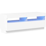 TV ormarić s LED svjetlima visoki sjaj bijeli 100 x 35 x 40 cm | shoptok.hr