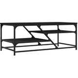  Stolić za kavu crni 100 x 49 x 40 cm od konstruiranog drva | Eponuda.ba