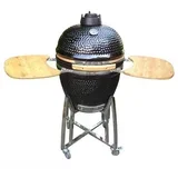 keramični žar Kamado XL črn
