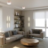  Brilagi - LED plafonsko svetlo BELLADONNA 1xE27/15W/230V, prečnik 30 cm, bež/hrast | Eponuda.com