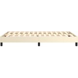  Okvir za krevet s oprugom krem 120 x 200 cm od umjetne kože | shoptok.hr