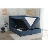 Ropez Tamno plavi boxspring krevet s prostorom za pohranu 160x200 cm – | shoptok.hr