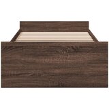  Okvir kreveta s ladicama oja smeđeg hrasta 75x190 cm drveni | shoptok.hr