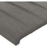  Posteljno vzglavje svetlo sivo 83x16x118/128 cm žamet, (20793808) | Shoptok.si