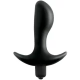 Pipedream analfantasy perfect plug - vodoodporen silikonski vibrator za prostato (črn)