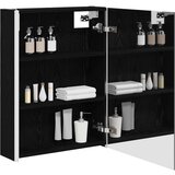  Kopalniška ogledalna omara Črna Orehovina 53,5 x 15,5 x 70 cm, (5000233359) | Shoptok.si