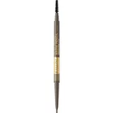 Eveline Cosmetics Micro Precise vodoodporen svinčnik za obrvi s krtačko 2v1 odtenek 01 Taupe 4 g