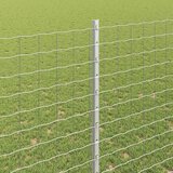  Stup za ogradu 11 pcs Srebrno 150 cm Čelik | shoptok.hr