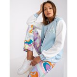 ex moda Sweatshirt-EM-BL-697.88-light blue | Shoptok.si