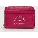 Karl Lagerfeld Denarnica ženska, roza barva, 245W3234