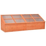 vidaXL Rastlinjak iz lesa 180x57x62 cm cene