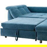 Modern Living sedežna garnitura agira, modra, ležišče | Shoptok.si