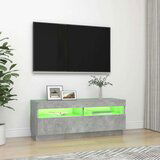 vidaXL TV ormarić s LED svjetlima siva boja betona 100 x 35 x 40 cm | shoptok.hr