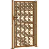  Vrtna vrata 100x175 cm Otporna na vremenske uvjete Čelična Križni Dizajn | shoptok.hr