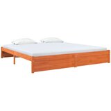  Konstrukcija postelje Voskast rjav 180 x 200 cm, (5000121432) | Shoptok.si
